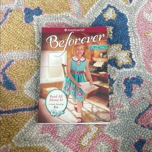 American Girl Beforever Kit Book with Red and Teal